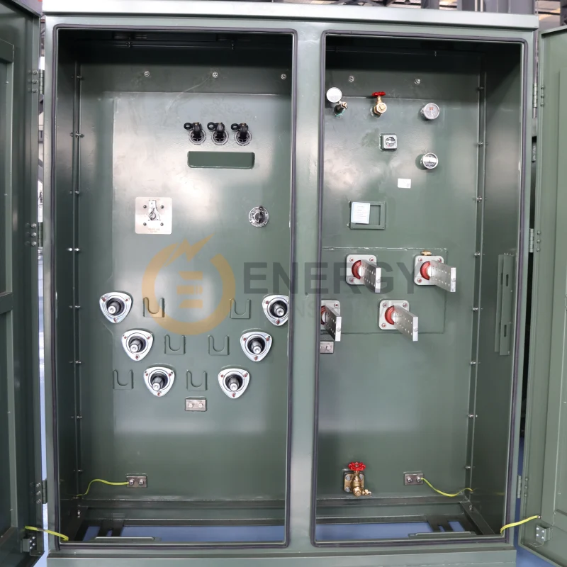 1000 kVA three-phase oil-filled pad-mounted transformer with outdoor enclosure, factory direct from Energy Transformer for USA, Canada, Mexico, Brazil, Argentina, Peru, Bolivia, Panama, Guyana, Spain