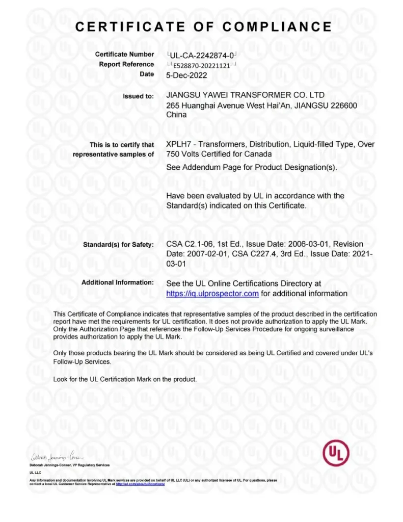 Leading transformer factory in China with GOST, CE, and UL certifications, producing oil-immersed and box-type transformers.