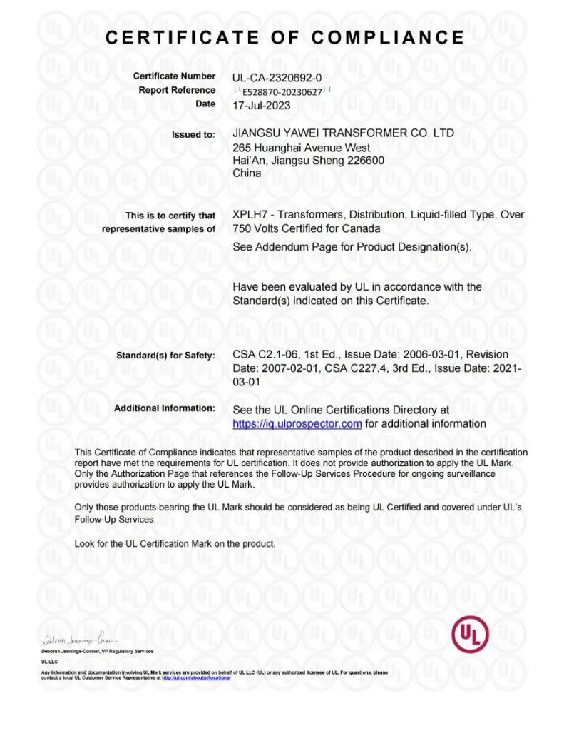 Certified China transformer supplier with complete quality certification, manufacturing oil, box, and underground transformers.