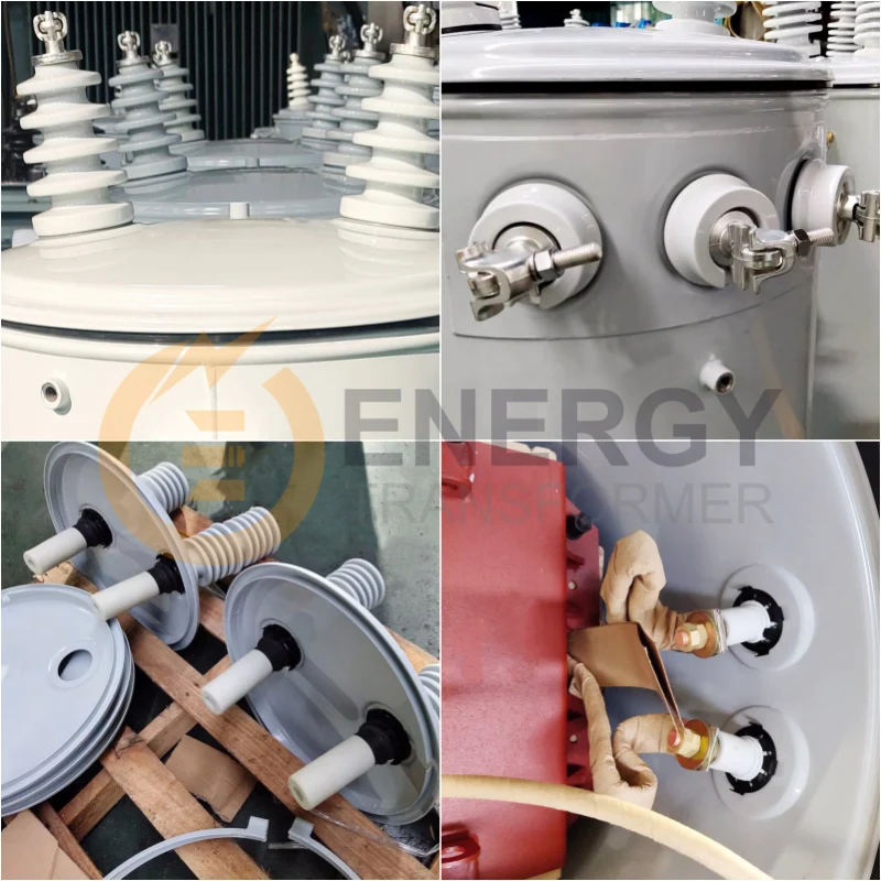 Tank sealing and vacuum oil filling process for 150 kVA telephone pole transformer with leakage test, manufactured for export to US, Canada, Mexico, Brazil, Argentina, Peru, Bolivia, Guyana, Panama, Spain, and more