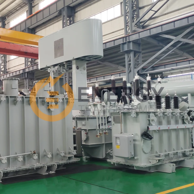Oil conservator tank for 220kV/230kV high voltage power transformer (50–500 MVA), manufactured and supplied by Energy Transformer for substations in the USA, Canada, Brazil, Mexico, Argentina, and Chile.